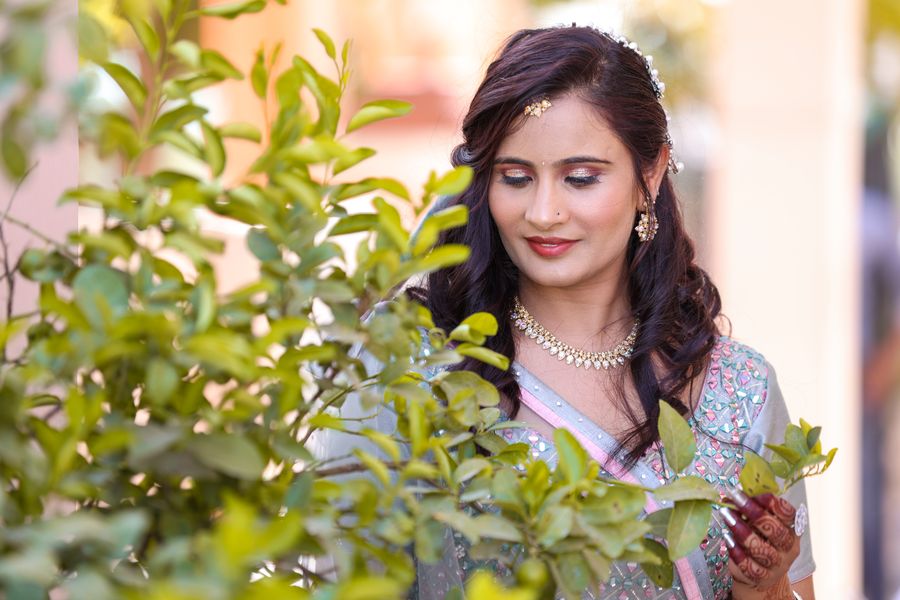 Bridal portrait photography by Shivansh Studios